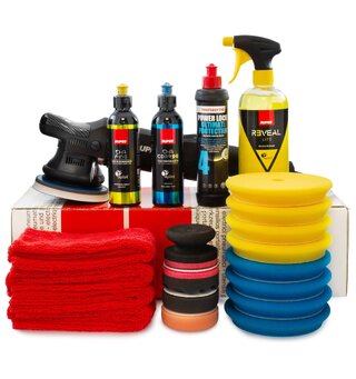 Startpakke maskinpolering A Rupes LHR15ES med Turisimo Polish/puter