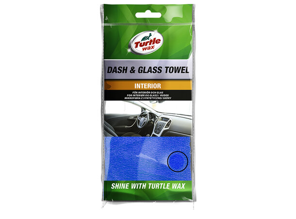 Turtle Wax TW Dash & Glass towel Microfiberklut interiør