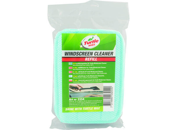 Windscreen Cleaner Refill Microfiberkluter - Klar Sikt Hver Gang