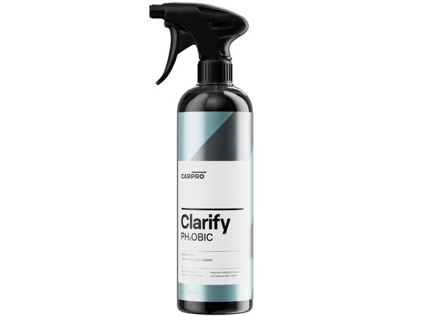 Clarify PH2OBIC Hydrofobisk Glassrens | Stripefri, Forbedret Sikt