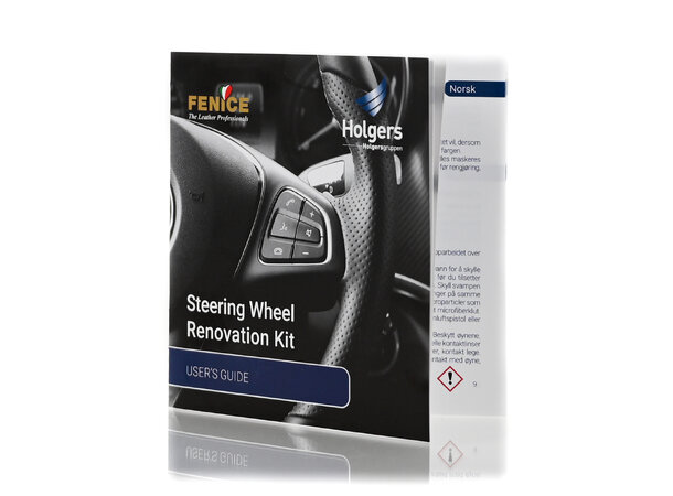 Fenice Steeringwheel Renovation Kit Oppfarg.kit til ratt.Farge Dark Grey 