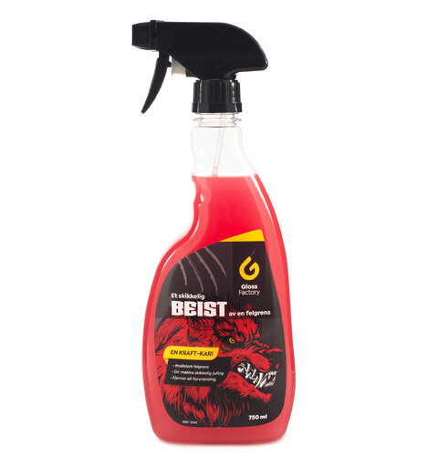 Gloss Factory BEIST Felgrens Kraftig, syrebasert felgrens - 750ml