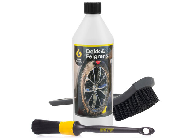 Gloss Factory Felg og Dekkrens kit Vask felg og dekkside grundig 