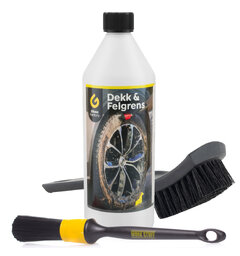 Gloss Factory Felg og Dekkrens kit Vask felg og dekkside grundig