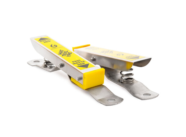 Gloss Factory Matteklype 2-pk – Rustfritt stål for bilgulvmatter