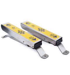 Gloss Factory Matteklype, 2pk. Matteklyper i rustfritt st&#229;l