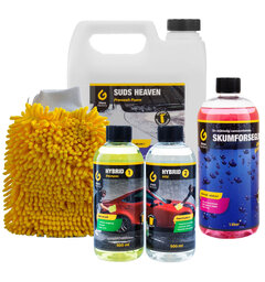 Gloss Factory siO2 vask og beskytt kit Med dette holder du bilen blank og fin