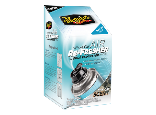 Meguiars Whole Air Re-Fresher New Car Coupe og AC Rens- Nybil lukt