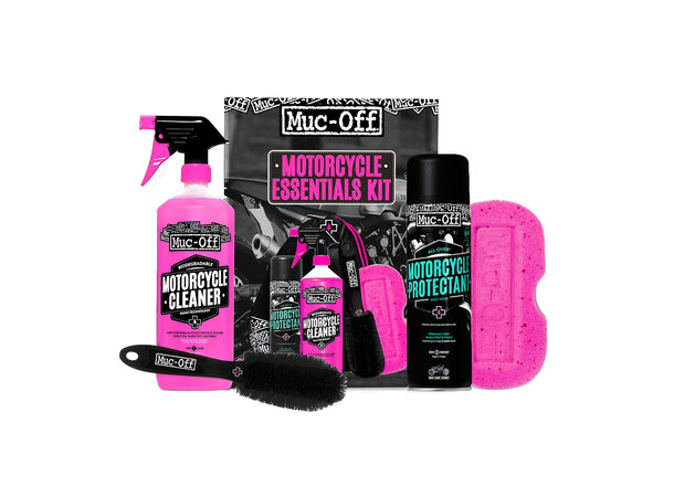Muc-Off Bike Care Essentials Kit Komplett vaskepakke til din MC 