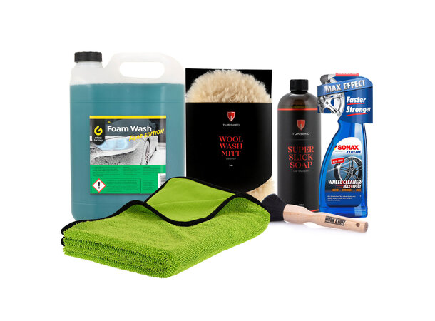 Solpakken Produkter nøye utvalgt for bilvask i sol 