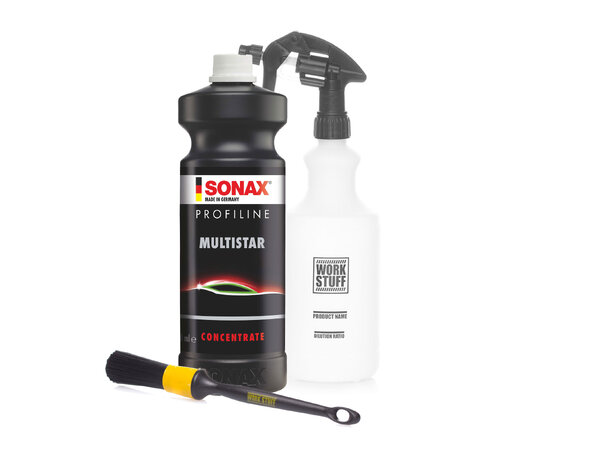 Sonax Profiline Multistar Kit Med stiv kost og spraykanne 