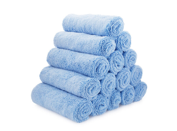 15 pk. Mikrofiberklut Softplush Edgeless Ekstra myk, dobbeltsidig uten søm 