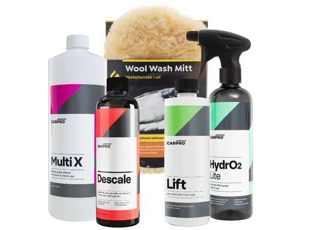 Carpro Sommervask Kit Få tilbake den vannavisende effekten! 