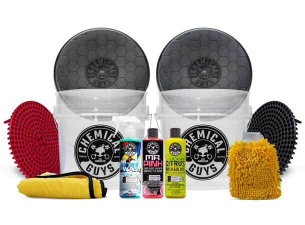 Chemical Guys Scratch Free Wash & Dry 2-bøtte systemet for ekstra skånsom vask 