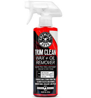 Chemical Guys Trim Clean Wax+Oil Remover Fjerner polishrester på plast, 473ml