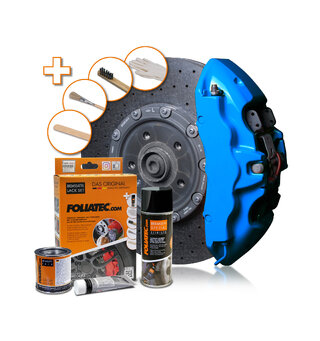 Foliatec Brake Caliper Lacquer Set GT-blue, 3 components