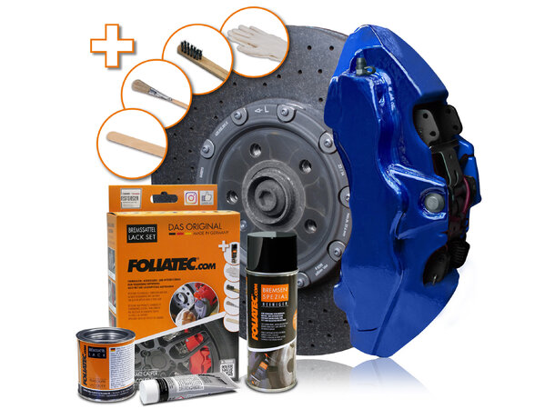 Foliatec Brake Caliper Lacquer Set Performance blue metallic 