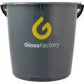 Gloss Factory Bøtte av resirkulert plast 10L stabil bøtte med hank