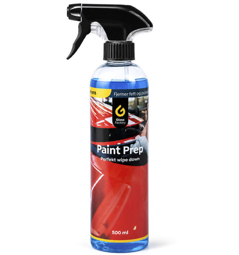Gloss Factory Paint Prep Wipedown, fjerner polishrester, 500ml