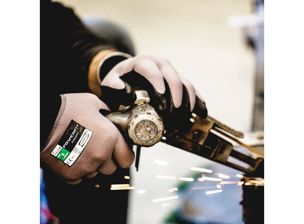 Granberg monteringshanske Powerfit® Godt olje, våt og tørrgrep. Nitrilskum 