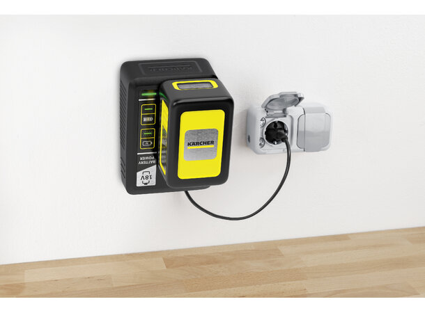 Kärcher 18 V Hurtiglader Lader til Kärcher 18V batterier 