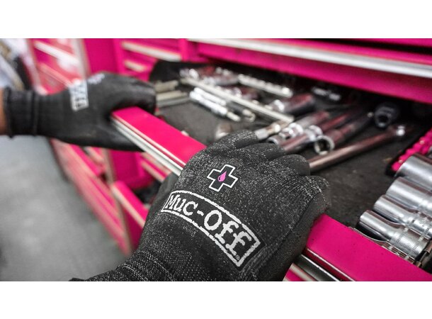 Muc-Off Mechanics Gloves Large Size 9 Hansker 360 ° beskyttelse mot kutt 