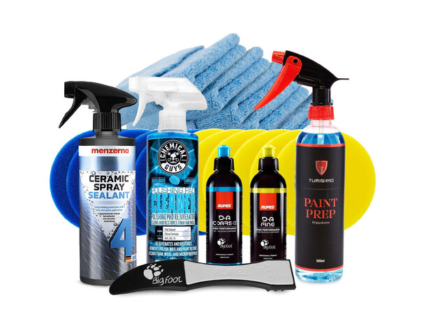 Poleringspakke Detailer Passer til DA Poleringsmaskin 125 mm 