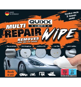 Quixx Multi Repair Wipes 2 pk, reparasjons wipes for lakk