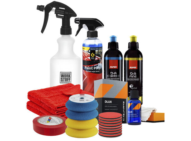 Rupes Pro Headlight Restorer Kit Gjenopprett matte lykter permanent proff 