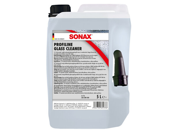 SONAX Profiline Glass Cleaner 5l, rengjøring glass