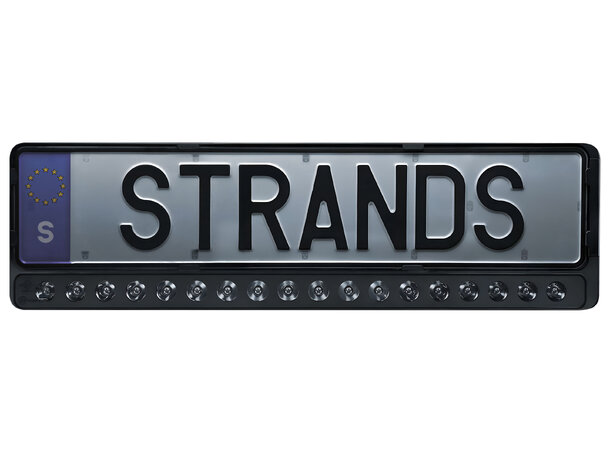 Strands NUUK E-Line Black 20" – LED-bar i skiltholder (8100 lm)