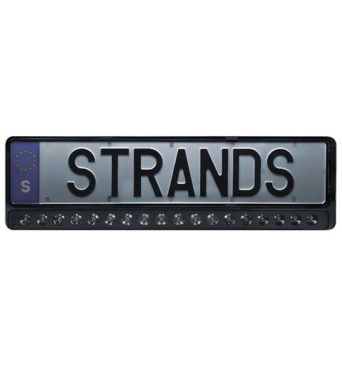 Strands Nuuk E-line LED-bar Integrert i  kj&#248;ret&#248;yskilt holder