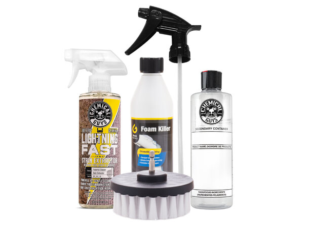 Chemical Guys Teppe- og Tekstilrenskit Sammen med tekstilrenser, eller alene 