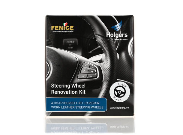 Fenice Steeringwheel Renovation Kit Oppfargingskit til ratt. Farge Sort 