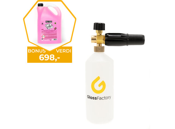 Gloss Factory Skumkanon BONUS: Muc-Off Snow Foam 5L 