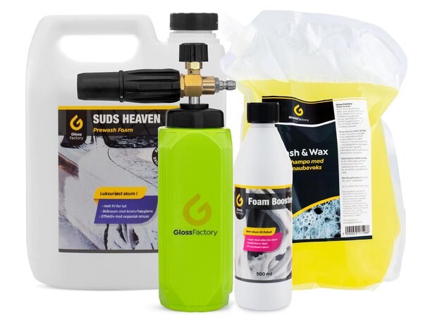 Gloss Factory Startkit Skumvask Kärcher Komplett kit som passer din gule Kärcher 