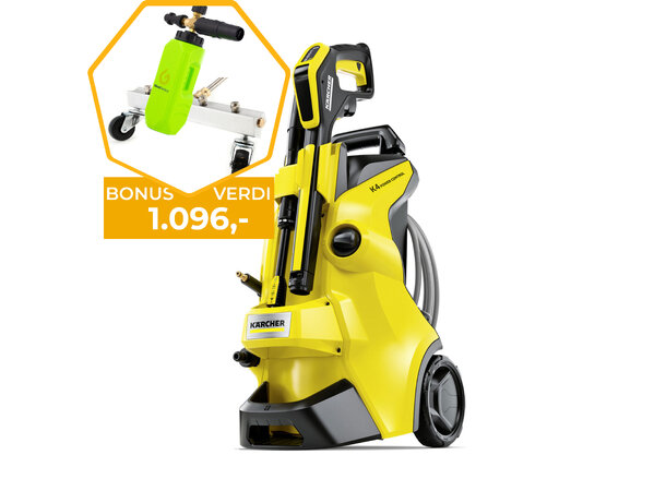 Kärcher K4 Power Control Flex BONUS: Skumkanon og underspyler GRATIS 