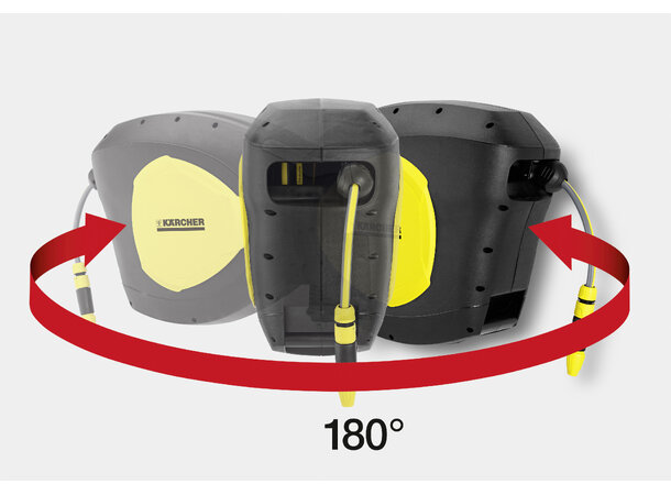 Kärcher veggtrommel 30 meter Automatisk slangetrommel 30m 