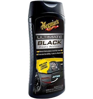 Meguiars Ultimate Black Plastic Restorer Fornyer plast og vinyl. 355ml