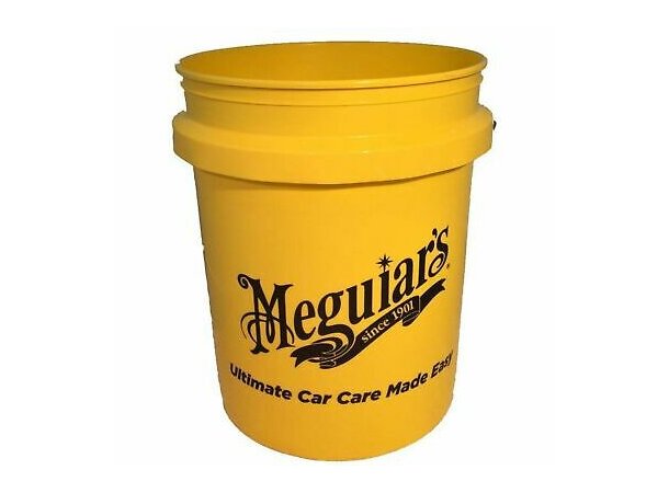 Meguiars Yellow Bucket 19L, Grit Guard kjøpes seperat