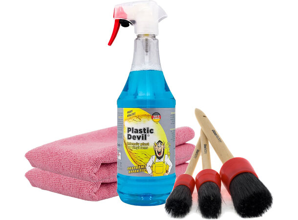 Plastic Devil Complete Kit Vask og forny plast og gummi 