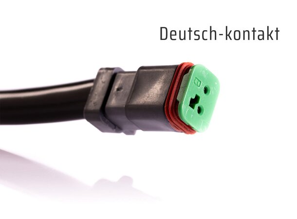 Relèsett DT (2x Deutsch kontakter, 12v) Komplett relésett, Plug and play 