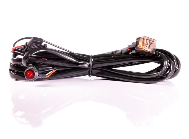 Relèsett DT (2x Deutsch kontakter, 12v) Komplett relésett, Plug and play 