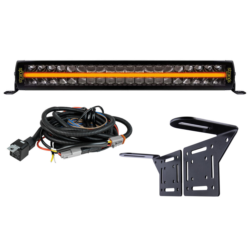 Strands Siberia Outlaw 22" Komplett kit Ledbar Pakke med det du