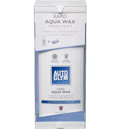Autoglym Rapid Aqua Wax Kit Kit inkludet 2  microfiberkluter, 500ml.
