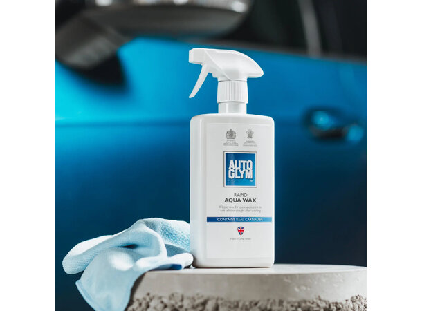 Autoglym Rapid Aqua Wax Kit Kit inkludet 2  microfiberkluter, 500ml. 