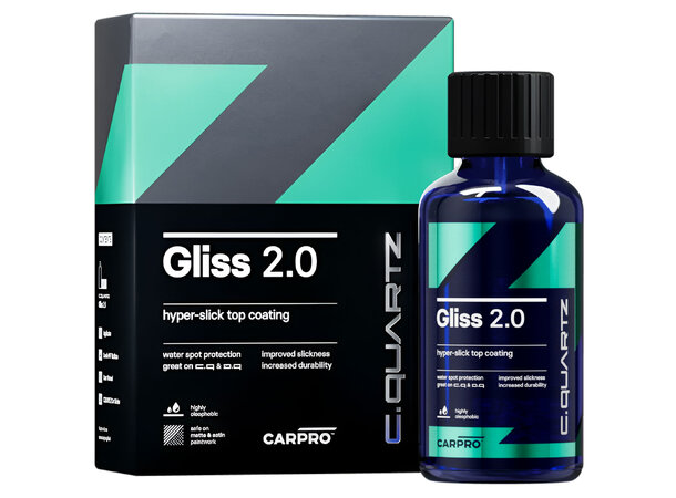 Carpro GLISS 2.0 Topcoat 50 ml Top coating med økt glans 