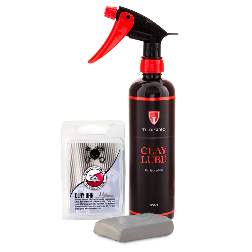 Chemical Guys Clay Bar & Clay Luber Kit Medium Claybar Kit - Garasjetid