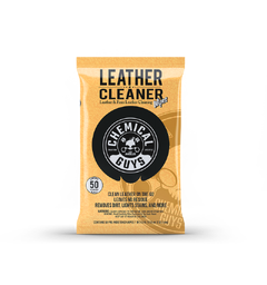 Chemical Guys Leather Cleaner Car Wipes For Lær, kunstig lær og vinyl, 50 stk