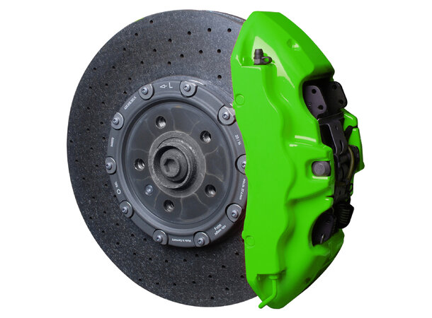 Foliatec Brake Caliper Lacquer Set NEON GREEN, 4 components 